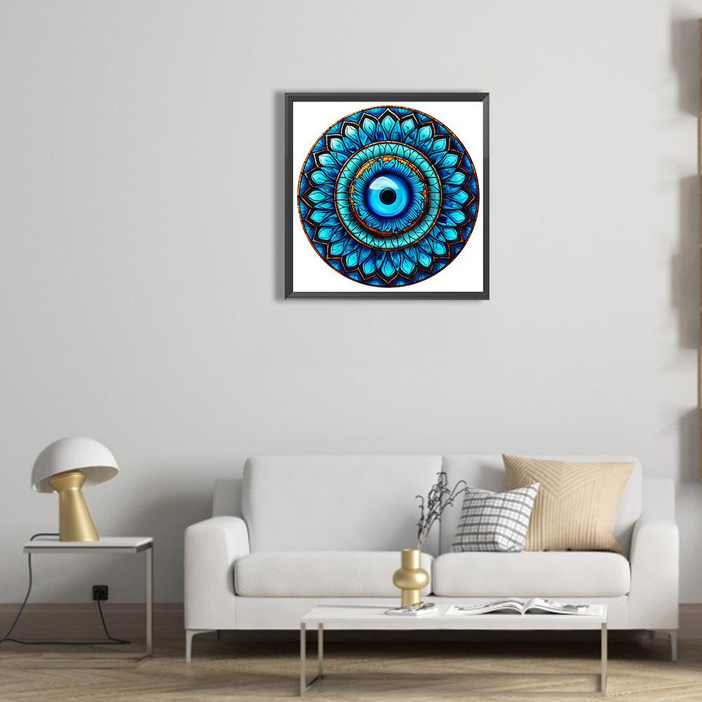 Eyeball Mandala - Full Round Drill Diamond Painting 30*30CM