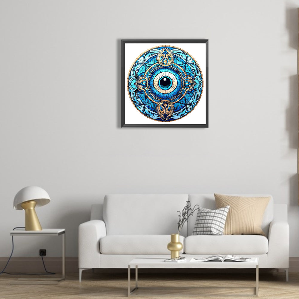 Eyeball Mandala - Full Round Drill Diamond Painting 30*30CM