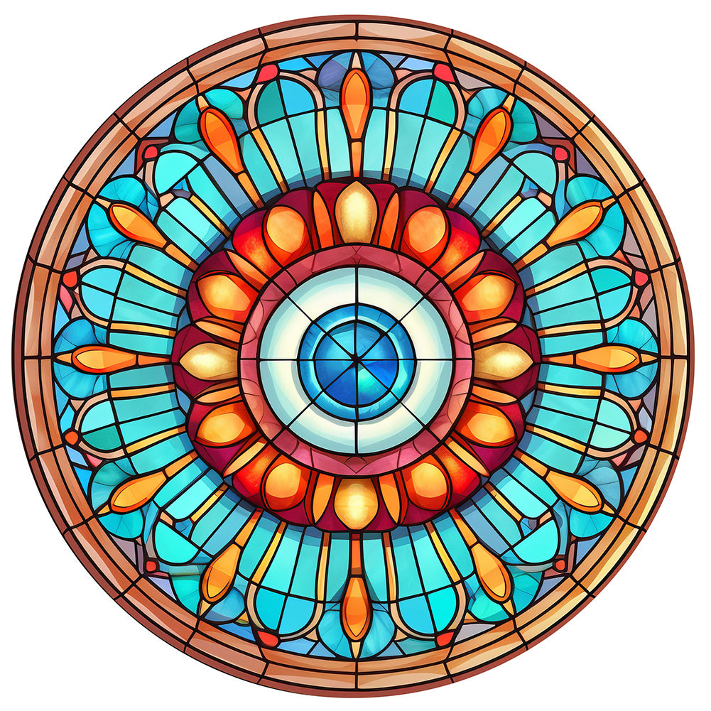 Eyeball Mandala - Full Round Drill Diamond Painting 30*30CM
