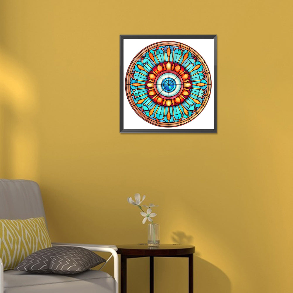Eyeball Mandala - Full Round Drill Diamond Painting 30*30CM