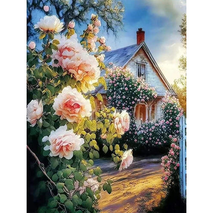 Flower Wall - Full Round Drill Diamond Painting 30*40CM