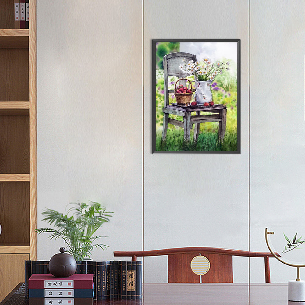 Chair - Full Round Drill Diamond Painting 30*40CM