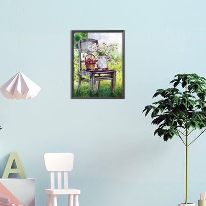 Chair - Full Round Drill Diamond Painting 30*40CM