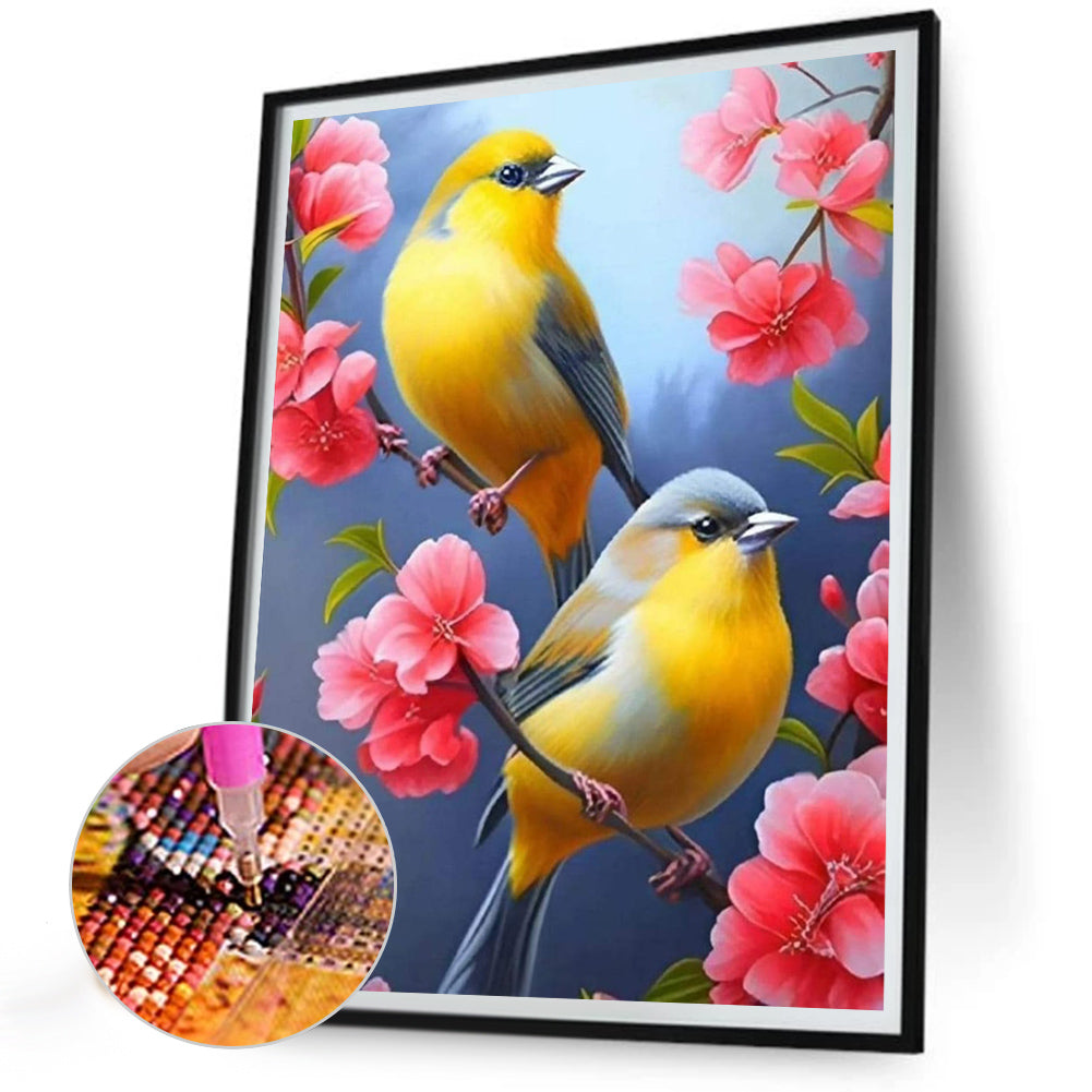 Birdsong - Full Round Drill Diamond Painting 30*40CM