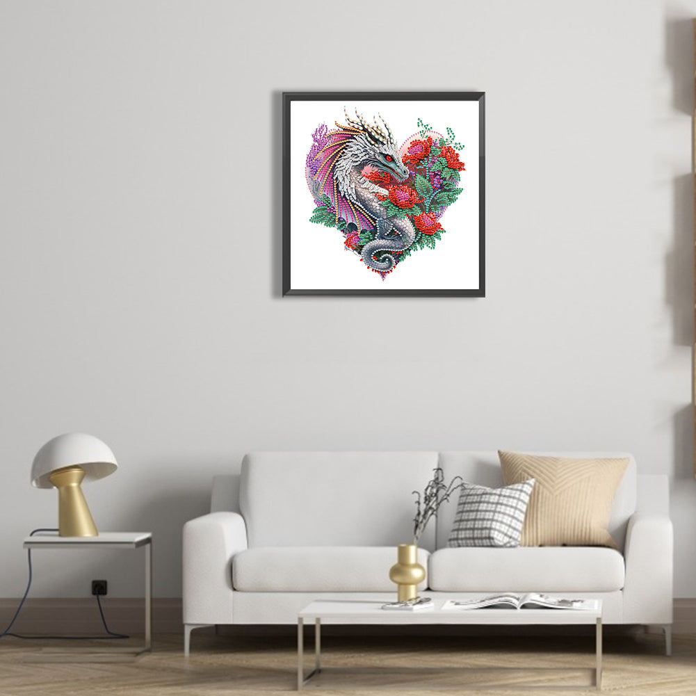 Dragon Art - Special Shaped Drill Diamond Painting 30*30CM