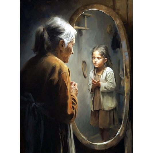 Time And Age - Full Round Drill Diamond Painting 30*40CM