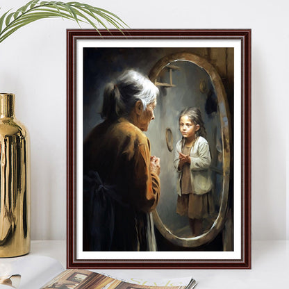 Time And Age - Full Round Drill Diamond Painting 30*40CM