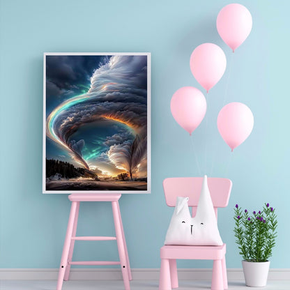 Tornado - Full Round Drill Diamond Painting 30*40CM