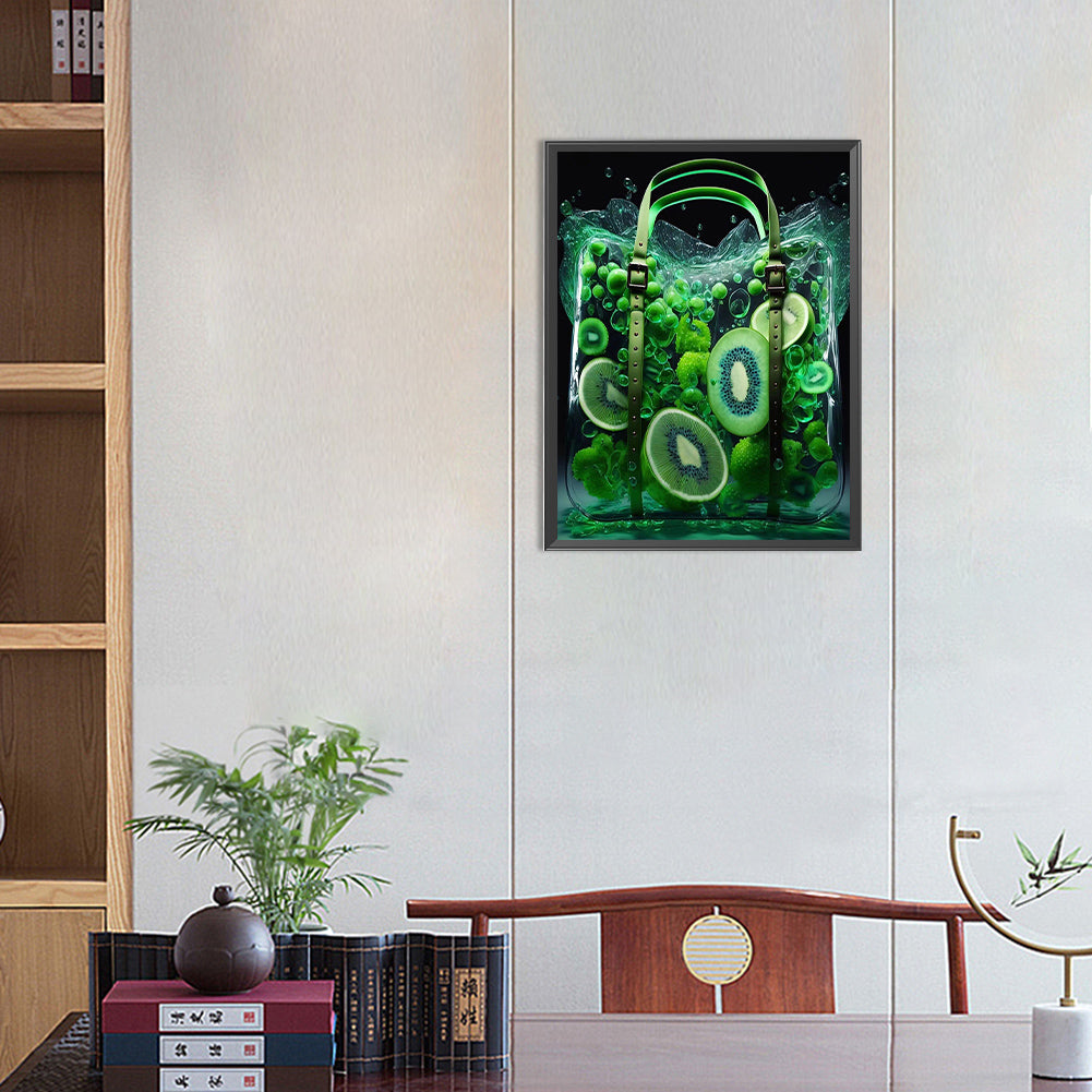 Kiwi In Bag - Full Round Drill Diamond Painting 30*40CM