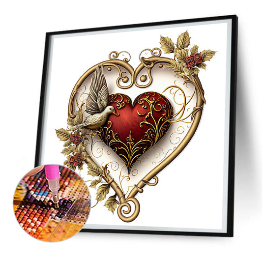 Love Rose Herb - Full Round Drill Diamond Painting 30*30CM