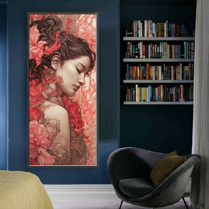 Girl - 11CT Stamped Cross Stitch 40*90CM