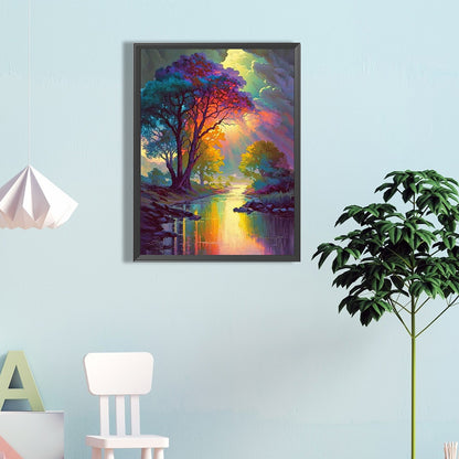 Quiet Night - Full Round Drill Diamond Painting 40*60CM