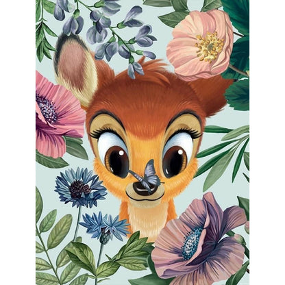 Deer - Full Round Drill Diamond Painting 30*40CM