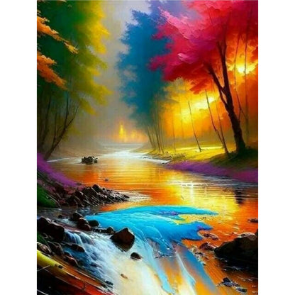 Colorful World - Full Round Drill Diamond Painting 30*40CM