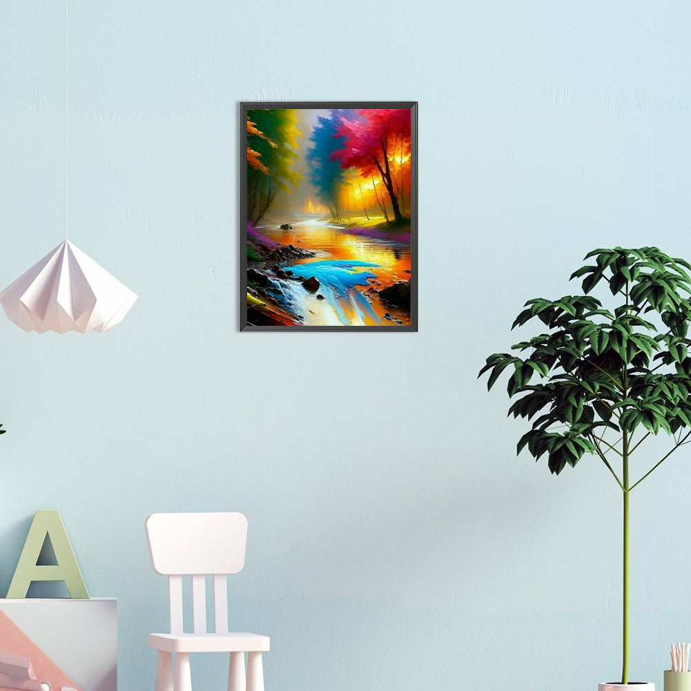 Colorful World - Full Round Drill Diamond Painting 30*40CM