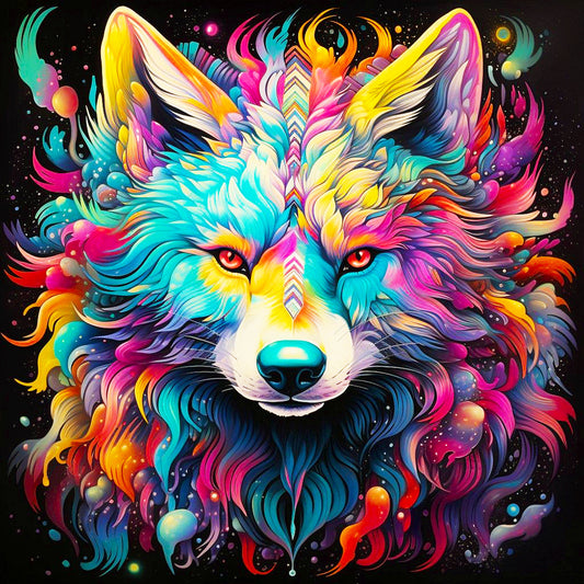 Wolf - Full Round Drill Diamond Painting 30*30CM