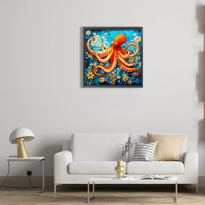 Octopus - Full Round Drill Diamond Painting 30*30CM
