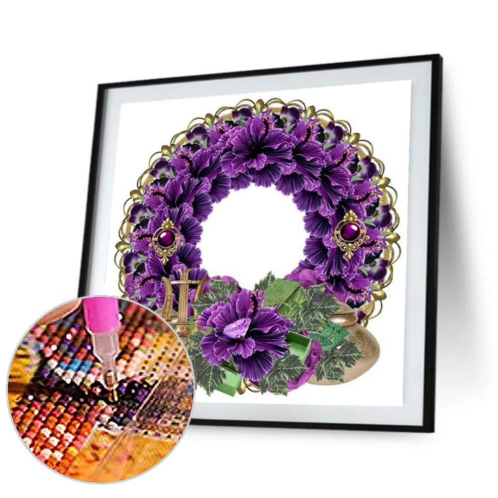 Garlands Of Various Colors - Full Round Drill Diamond Painting 30*30CM