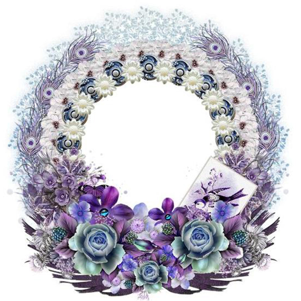 Garlands Of Various Colors - Full Round Drill Diamond Painting 30*30CM