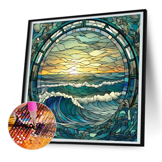 The Waves - Full Round Drill Diamond Painting 30*30CM