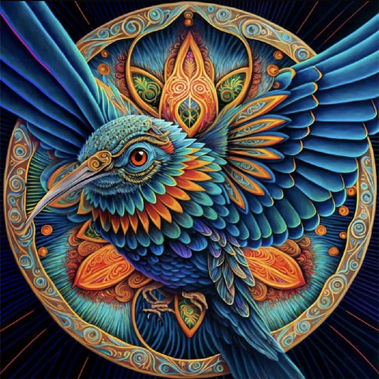Sparrow - Full Round Drill Diamond Painting 30*30CM