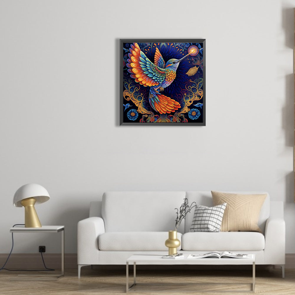 Sparrow - Full Round Drill Diamond Painting 30*30CM