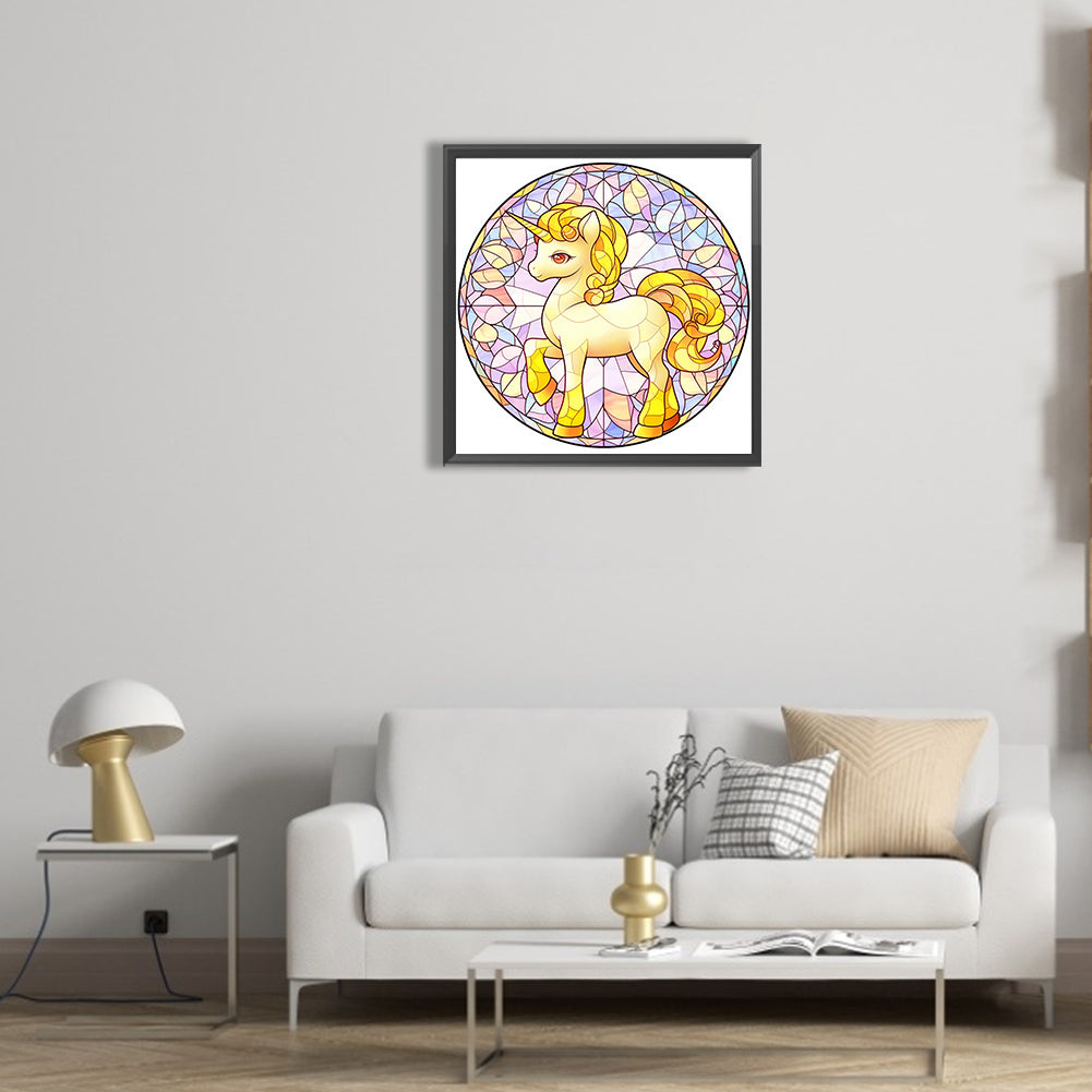 My Little Pony Glass Painting - Full Round Drill Diamond Painting 30*30CM