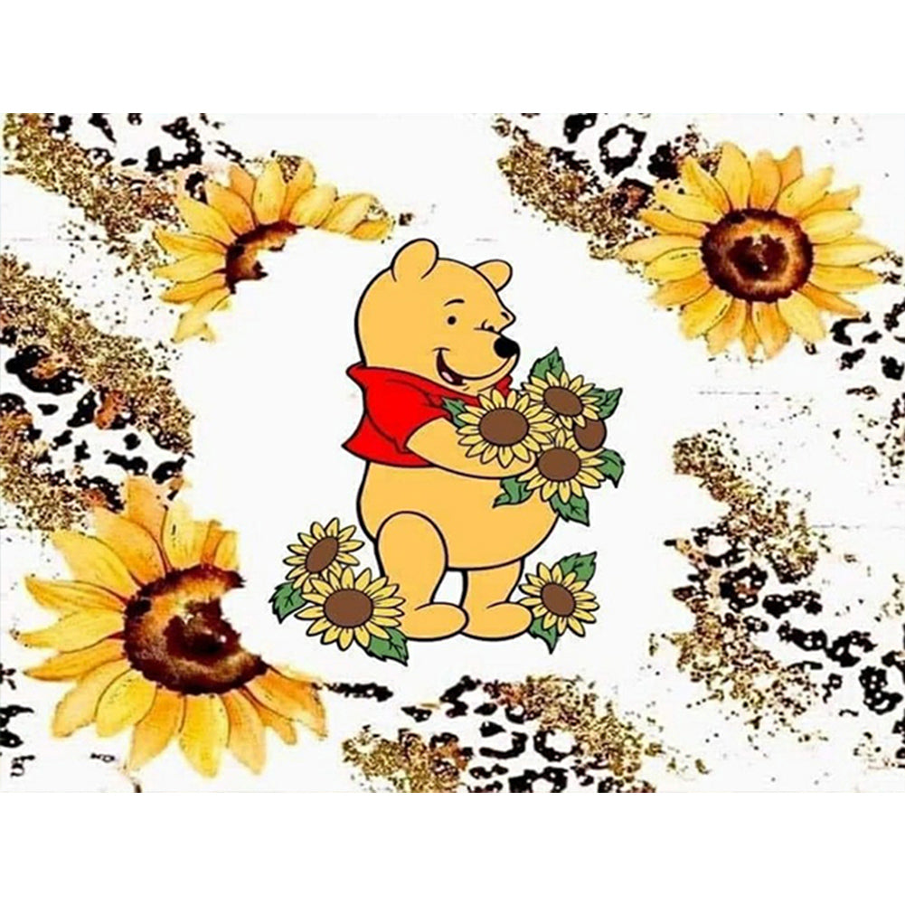 Winnie The Pooh - Full Round Drill Diamond Painting 40*30CM