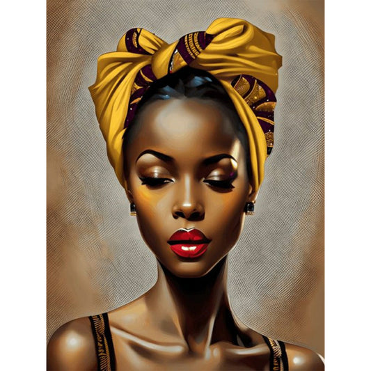 Black Beauty - Full Round Drill Diamond Painting 30*40CM