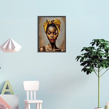Black Beauty - Full Round Drill Diamond Painting 30*40CM
