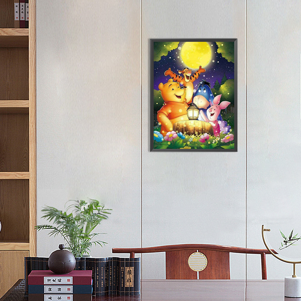 Winnie The Pooh And His Friends - Full Round Drill Diamond Painting 30*40CM