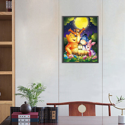 Winnie The Pooh And His Friends - Full Round Drill Diamond Painting 30*40CM