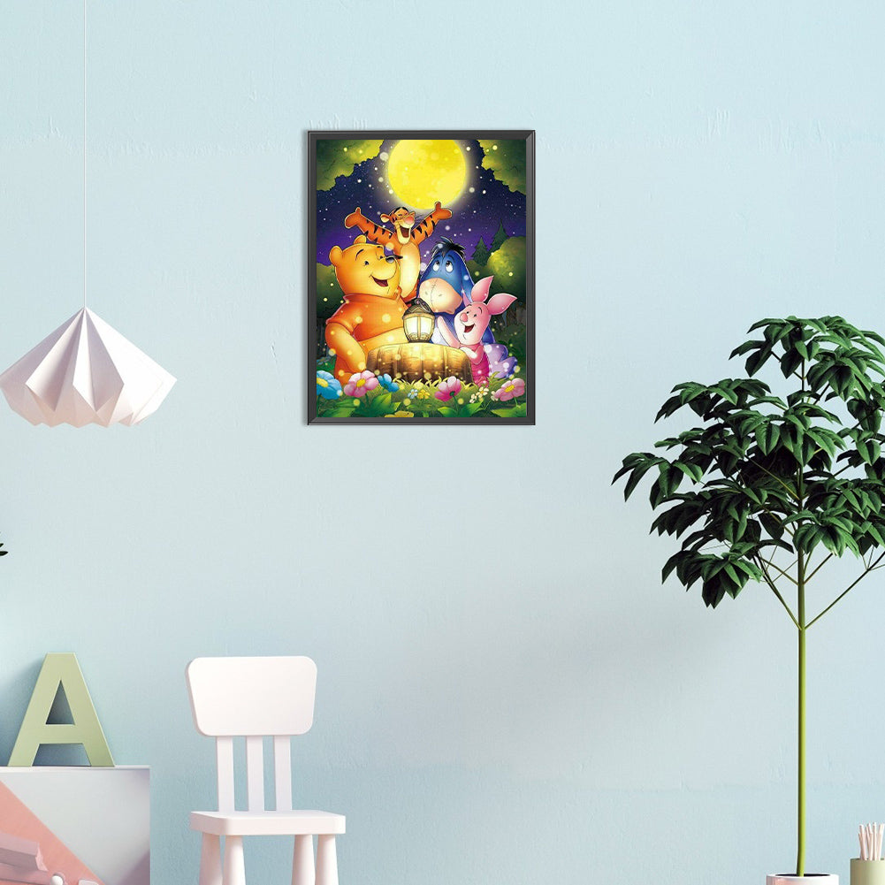 Winnie The Pooh And His Friends - Full Round Drill Diamond Painting 30*40CM