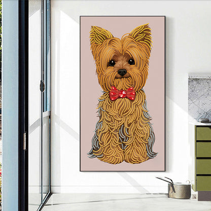 Yorkshire Terrier - Special Shaped Drill Diamond Painting 30*50CM