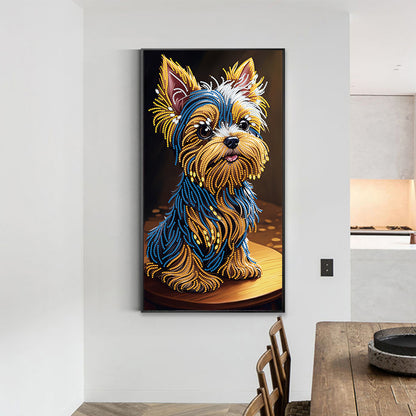Yorkshire Terrier - Special Shaped Drill Diamond Painting 30*50CM
