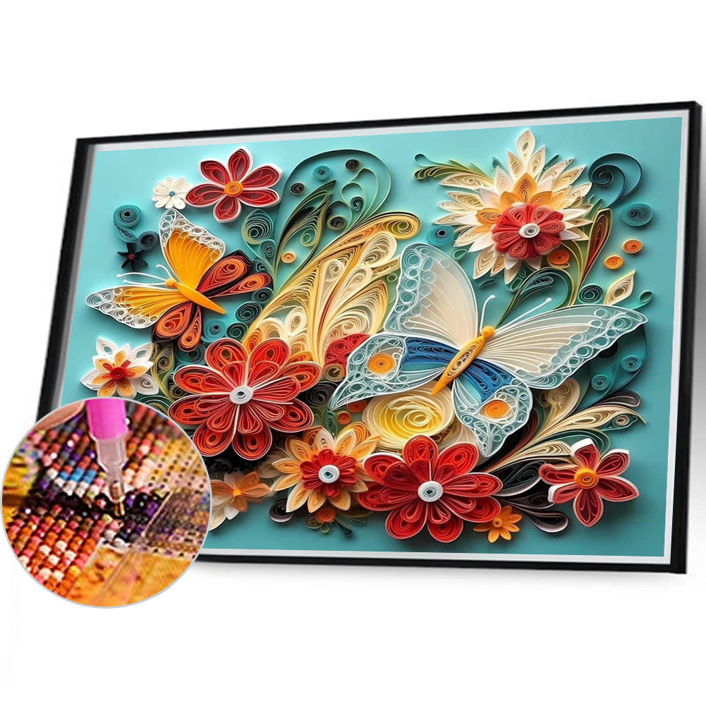 Relief 3D - Full Round Drill Diamond Painting 40*35CM
