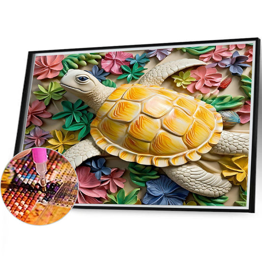 Relief 3D - Full Round Drill Diamond Painting 40*35CM