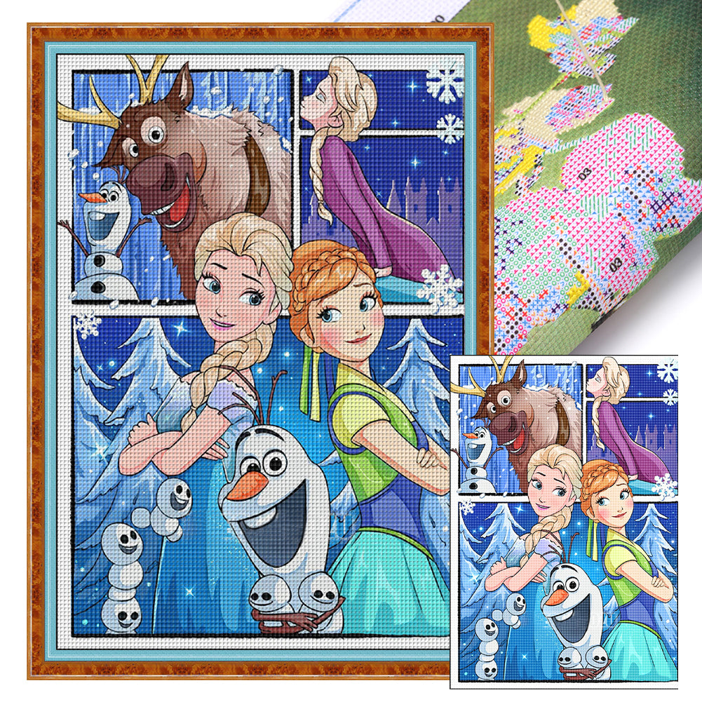 Frozen - 11CT Stamped Cross Stitch 50*70CM