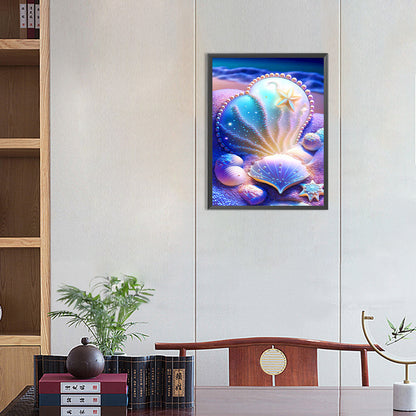 Dream Love Shell - Full Round Drill Diamond Painting 30*40CM