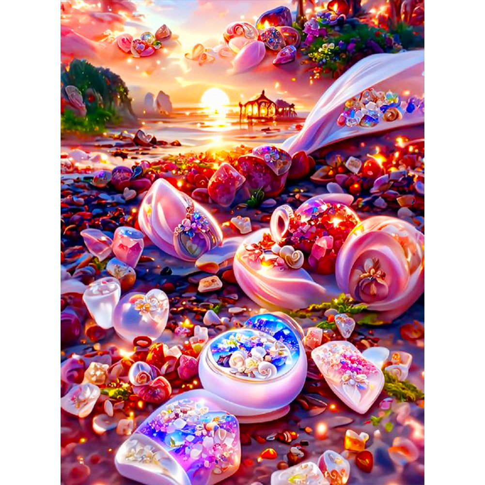 Dreamy Riverside - Full Round Drill Diamond Painting 30*40CM