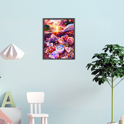 Dreamy Riverside - Full Round Drill Diamond Painting 30*40CM