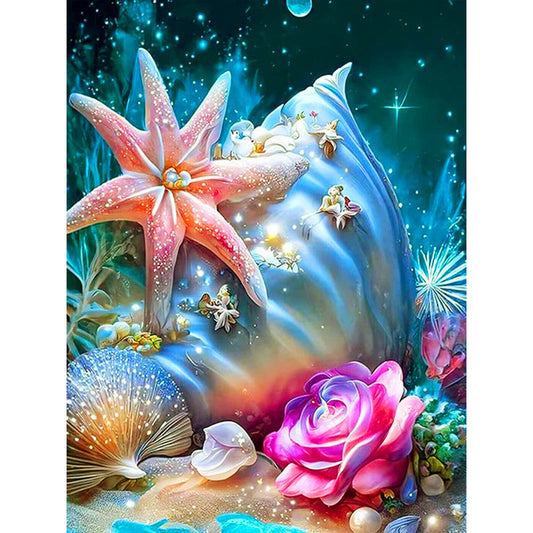 Fantasy Seashells - Full Round Drill Diamond Painting 30*40CM