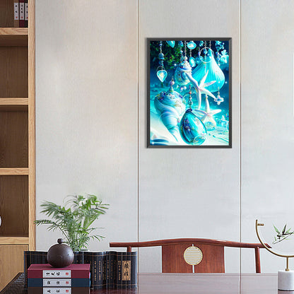 Dream Starfish Glass - Full Round Drill Diamond Painting 30*40CM