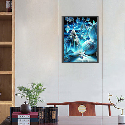 Dream Undersea Residence - Full Round Drill Diamond Painting 30*40CM