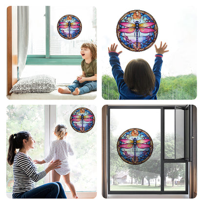 DIY Child Stickers Toy Stained Glass Handmade Children Sticker Toy Gift for Kids