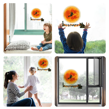DIY Child Stickers Toy Creative Diamond Stickers Halloween Element Gift for Kids