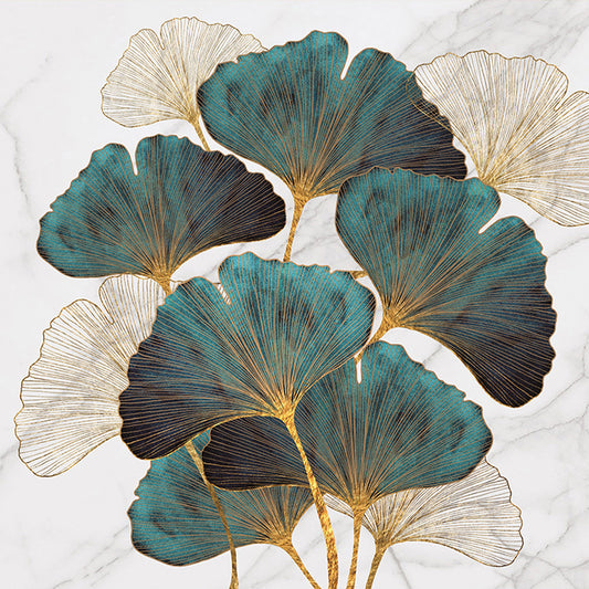 Ginkgo Biloba - 11CT Stamped Silk Cross Stitch 60*60CM