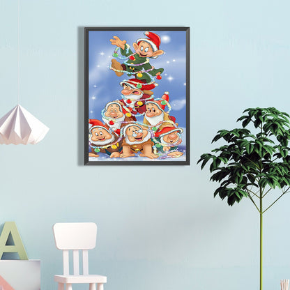Seven Dwarfs - Full Round Drill Diamond Painting 40*60CM