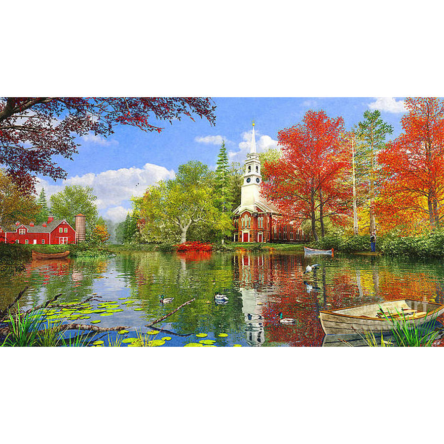 House - Full Round Drill Diamond Painting 40*50CM